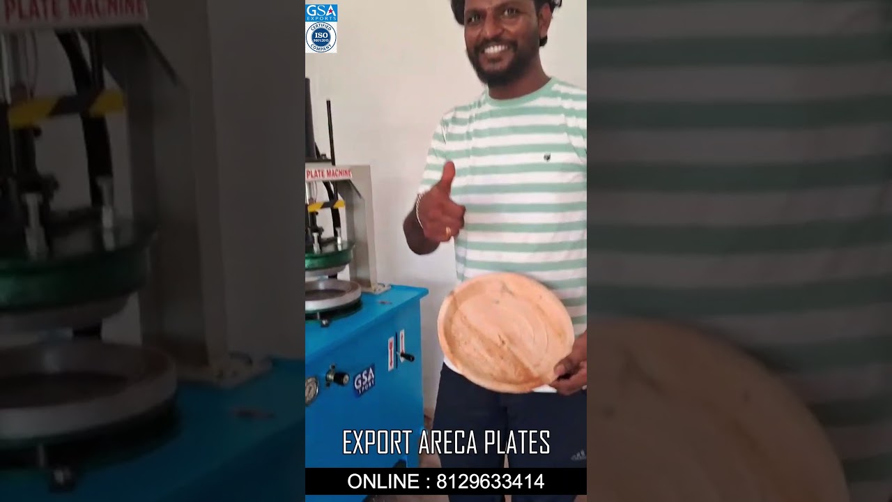 BEST ARECA LEAF PLATE MAKING MACHINE | HOME MADE BUSINESS FOR WOMENS #food #businessideas #machines