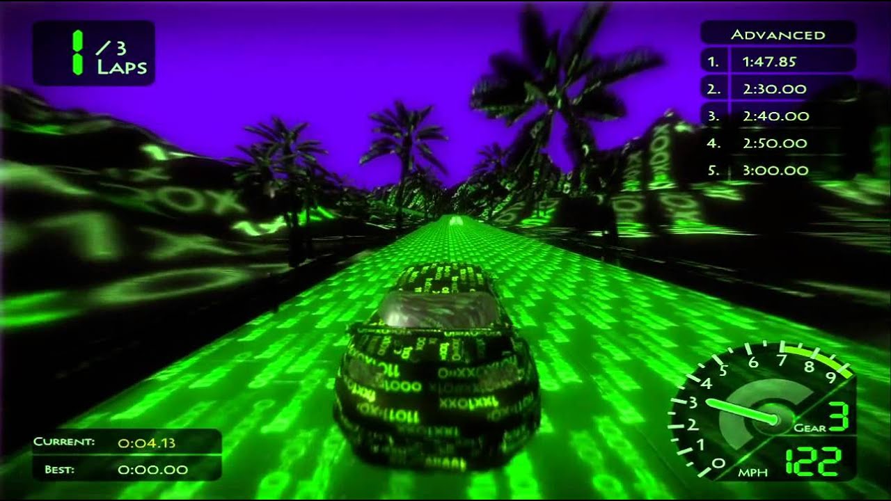 2060 Cyber Racer XBLIG Xbox 360 720P gameplay Xbox Live Indie Game