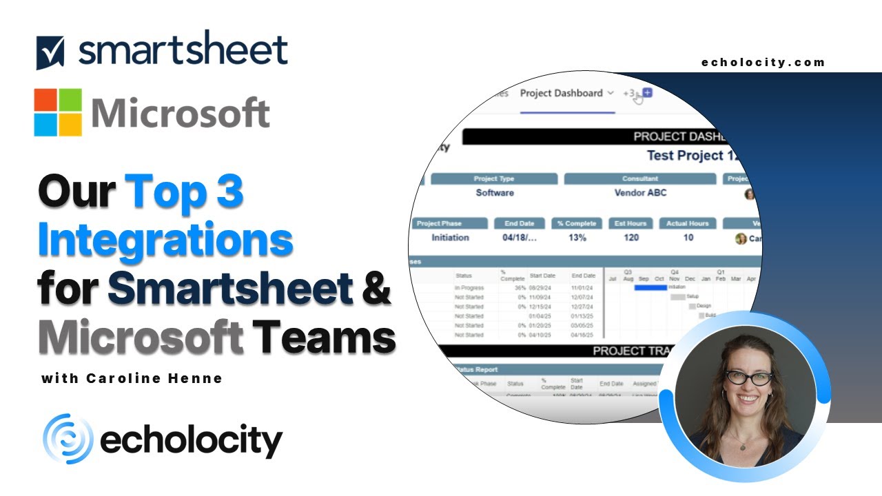 Top 3 Smartsheet & Microsoft Teams Integrations | Streamline Workflows across M365 & Smartsheet