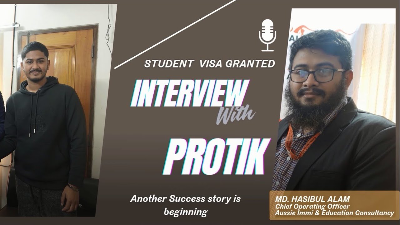 Student Visa Granted | Interview with 𝐀𝐒𝐇𝐈𝐊𝐔𝐉𝐉𝐀𝐌𝐀𝐍 𝐏𝐑𝐎𝐓𝐈𝐊 | Success Story | Victoria University