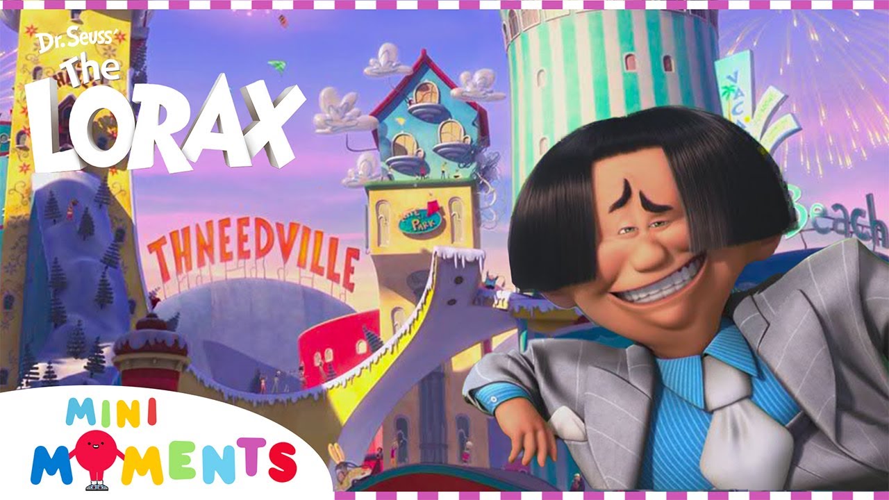 THNEEDVILLE! Opening Scene 🌳 🏙️ | Full Song | Dr. Seuss' The Lorax | Movie Moments | Mini Moments