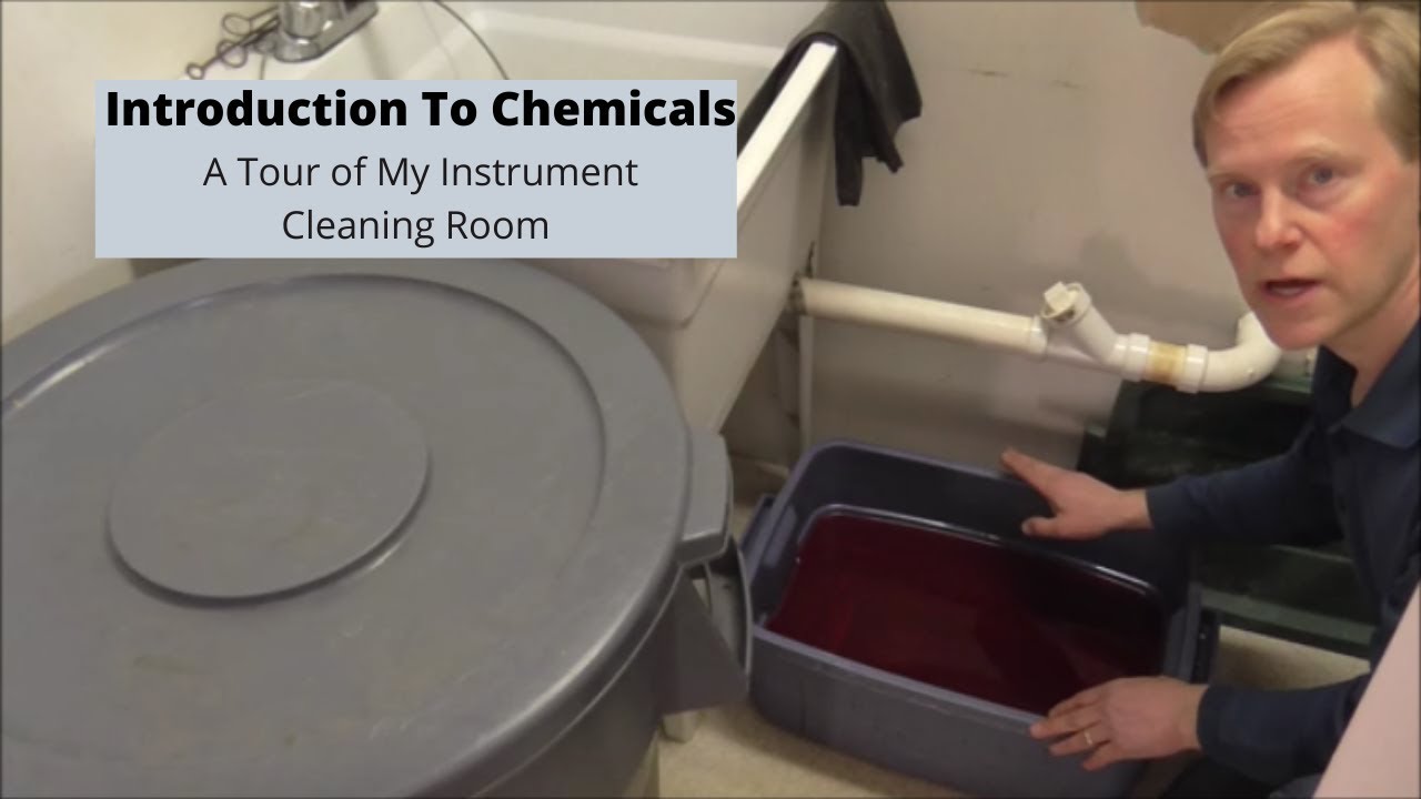 Tour of My Instrument Cleaning Room: Intro To Chemicals