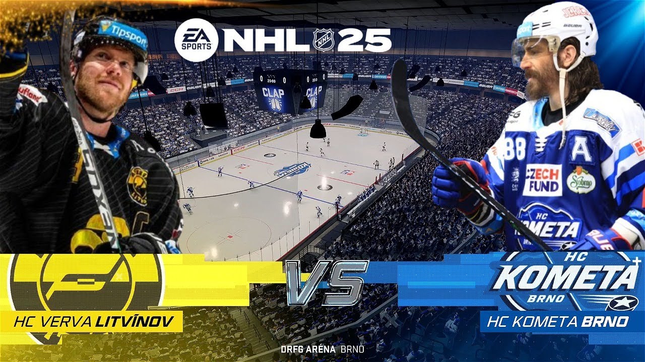 |NHL25| HC Kometa Brno/HC Verva Litvínov -  PREDIKCE! 🏒