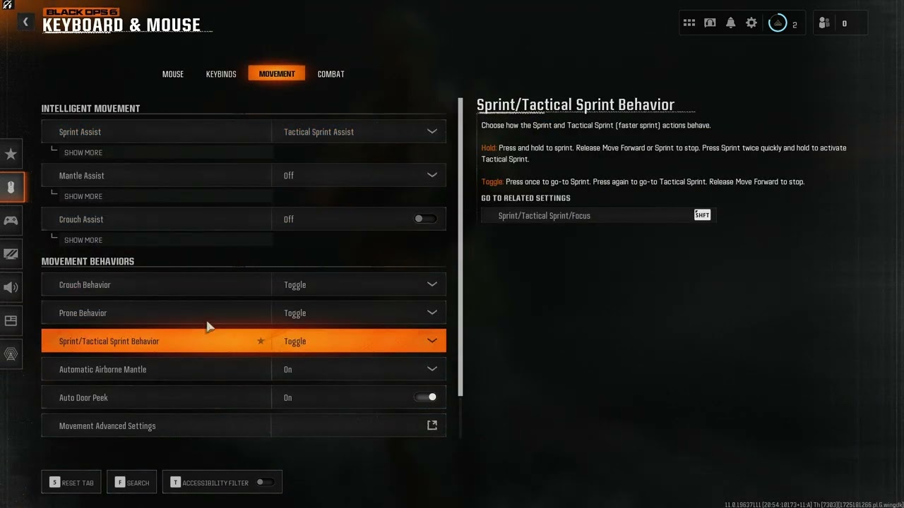 Black Ops 6: How to Change Tactical Sprint Behavior