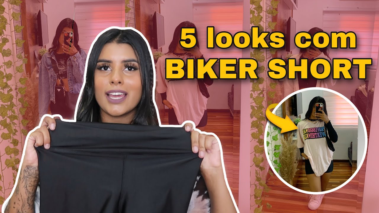 5 IDEIAS DE LOOKS COM BIKER SHORT/BERMUDA CICLISTA