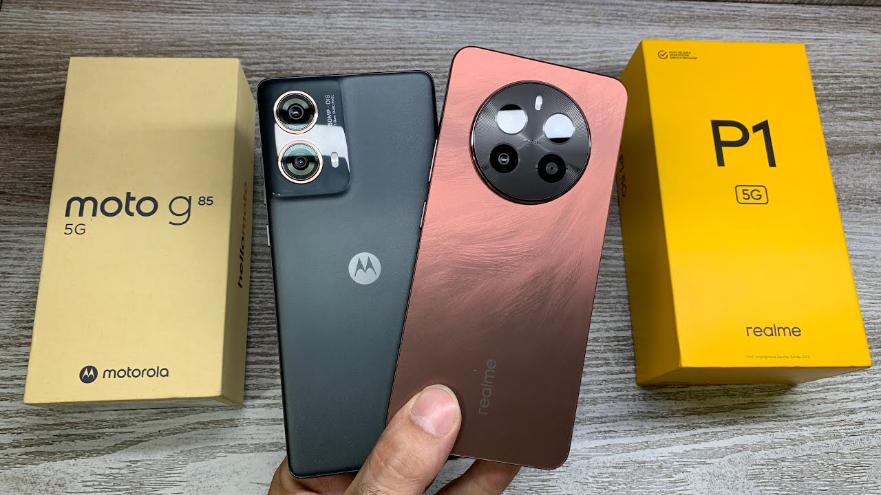 Moto G85 5g vs Realme P1 5g - Best konsa ? | Gaming Processor 🎮| Best Camera 📸 | Amoled curve 120hz