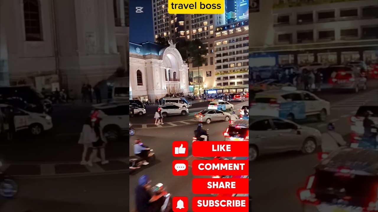 night tour oh chi main city#touristtravel #travel #travelboss#viral#asiantravel#vlog #tourvietnam#