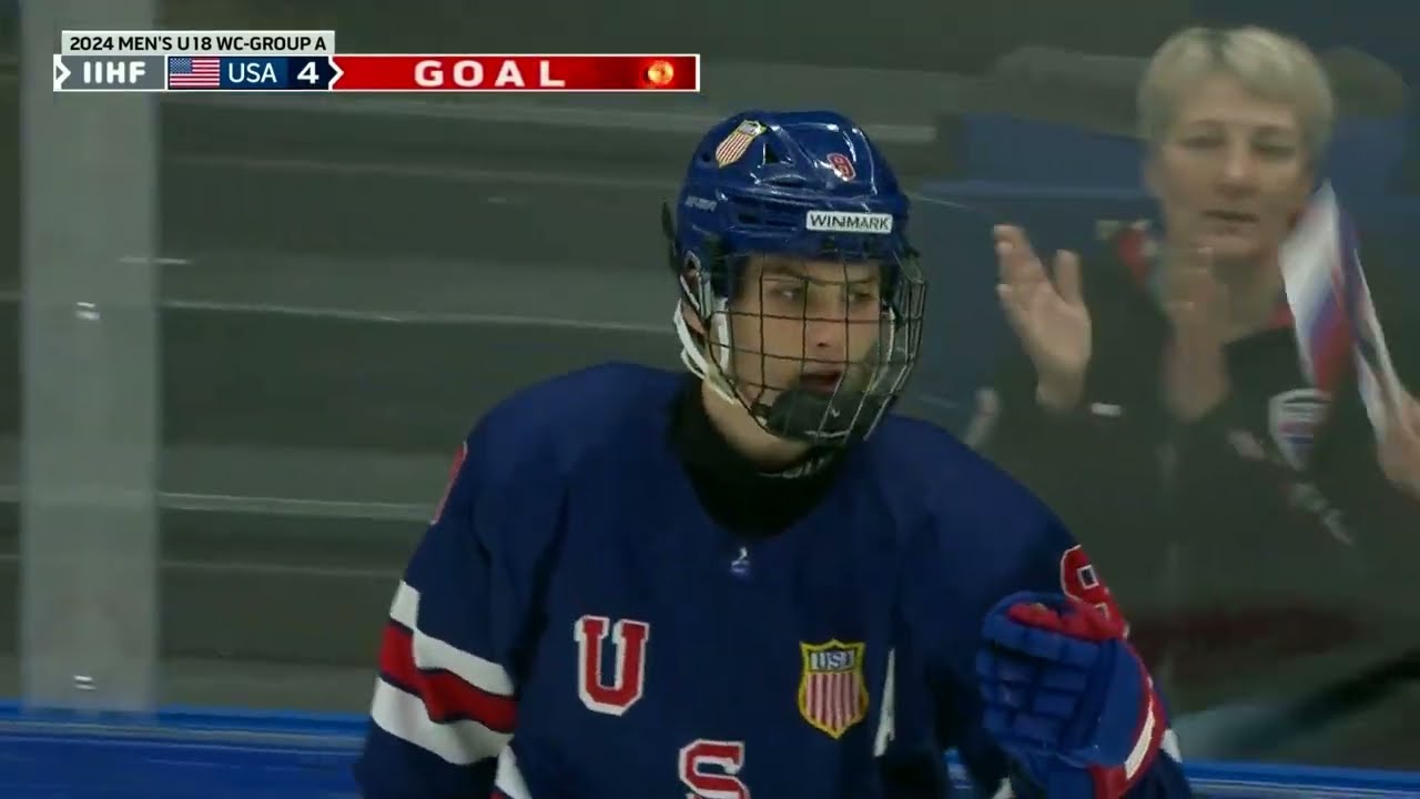 USA Shuts Out Slovakia, 9-0, to open U18 Men's Worlds