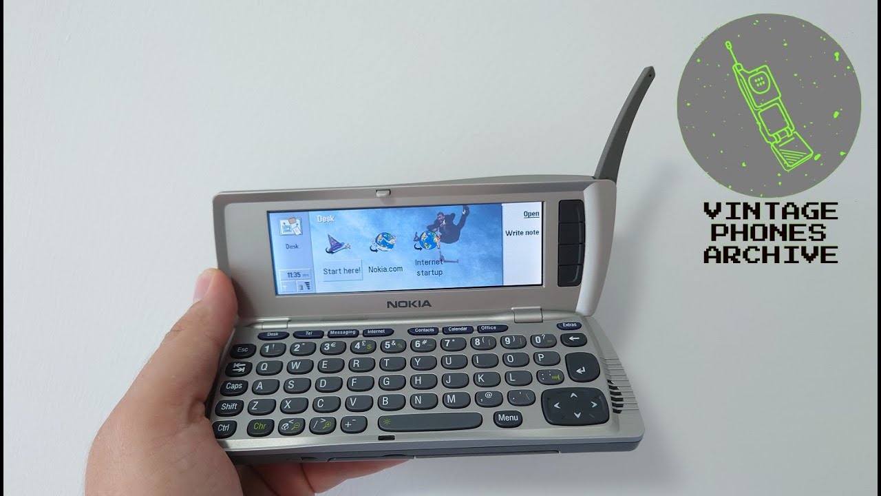 Nokia 9210 Communicator RAE-3 Mobile phone menu browse, ringtones, games, wallpapers