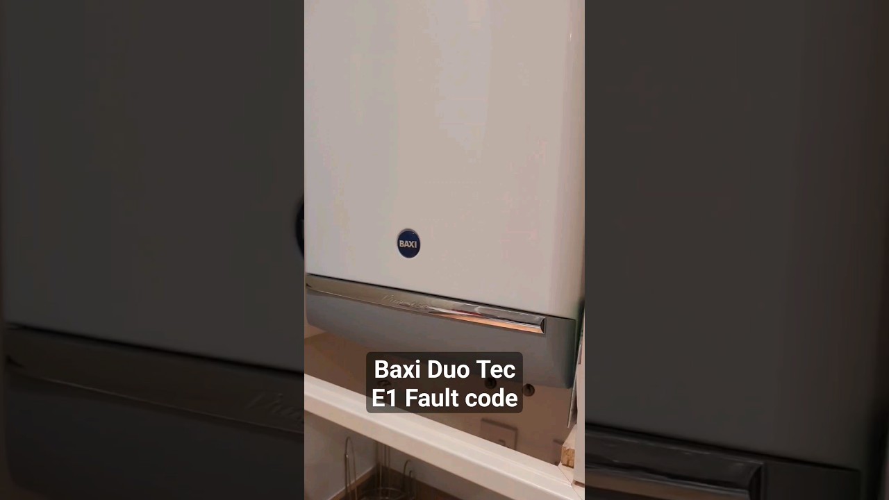Baxi E1 Код неисправности и доливка давления