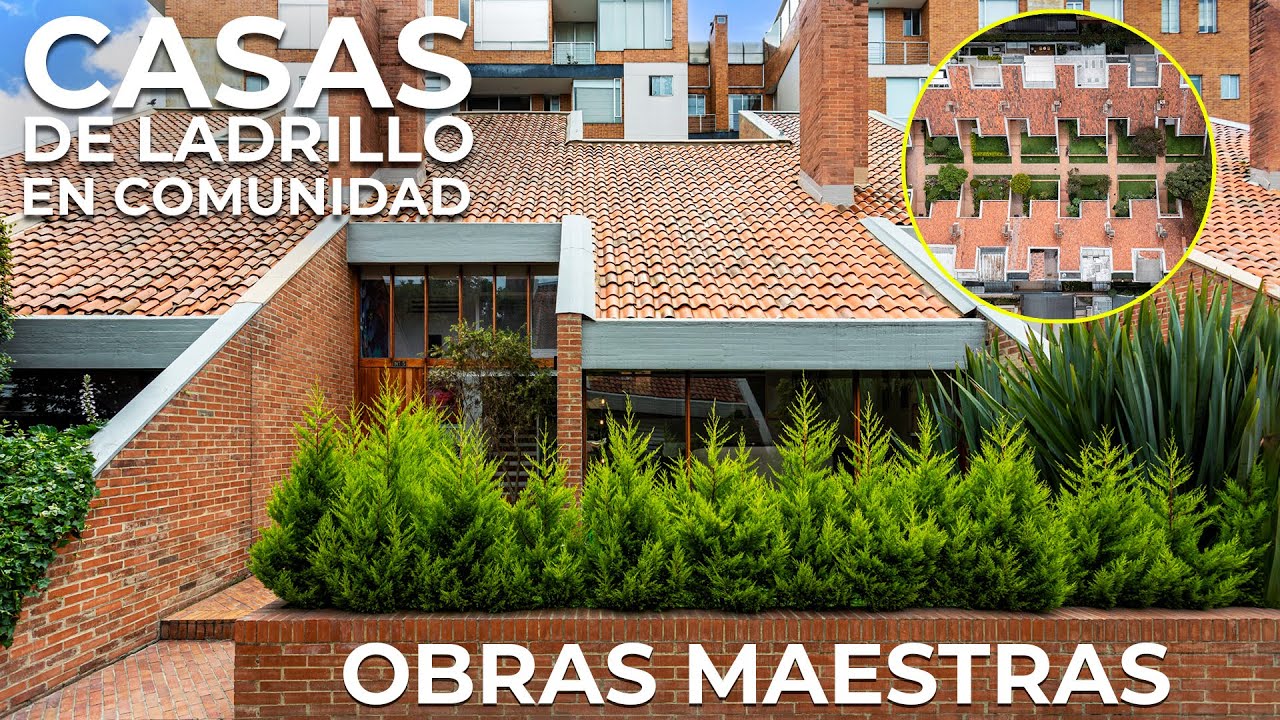 CASAS de LADRILLO para VIVIR en COMUNIDAD y NATURALEZA | Obras Maestras | Camacho y Guerrero