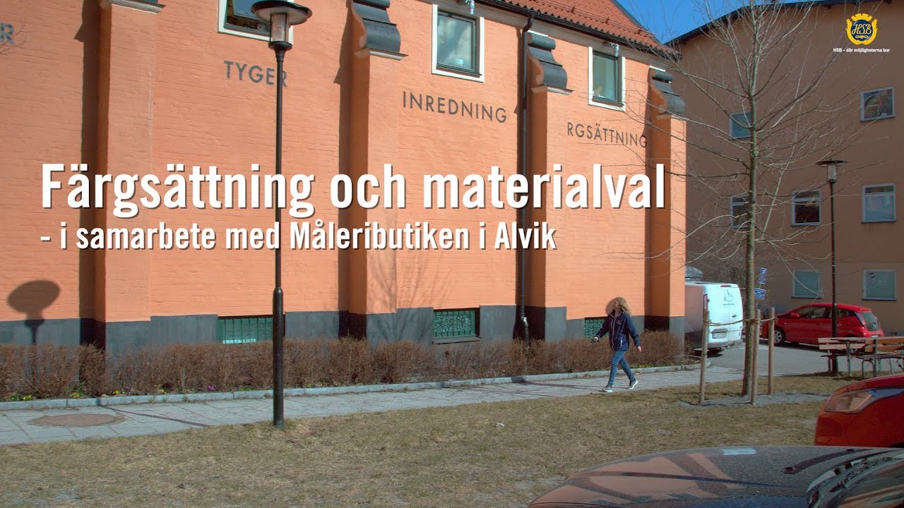 Färgsättning och materialval - i samarbete med Måleributiken i Alvik