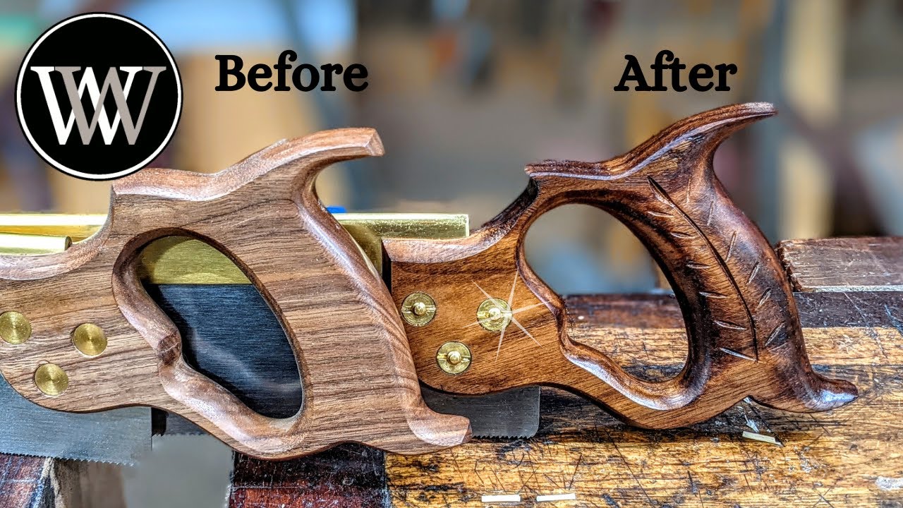 Reshaping a Saw Handle To Fit My Hand