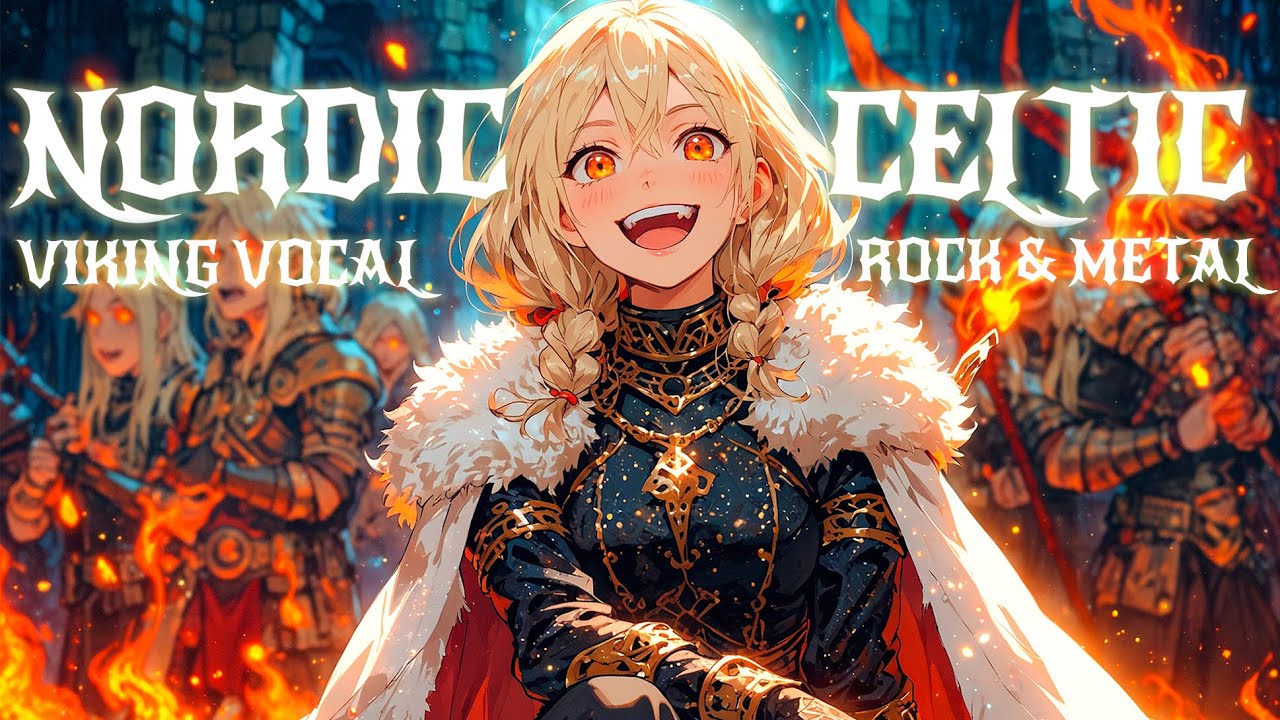 ⚡Call of Valhalla ⚔️ Viking Vocal Rock & Metal / Norse Fantasy Adventure Music for Work & Study 1Hr