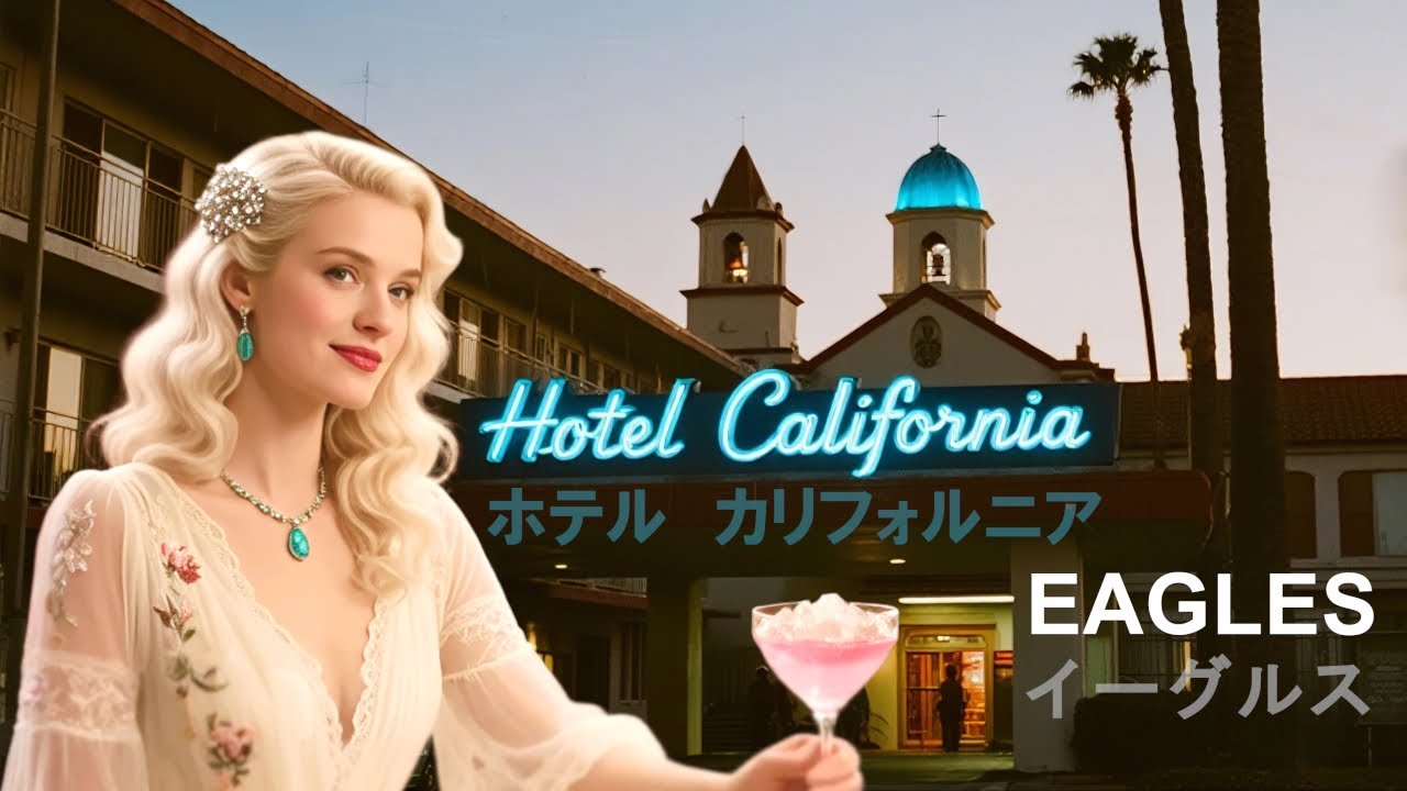 和訳 Hotel California ホテル・カリフォルニア EAGLES イーグルス 日本語訳 3Lyrics(English, Japanese, Español)
