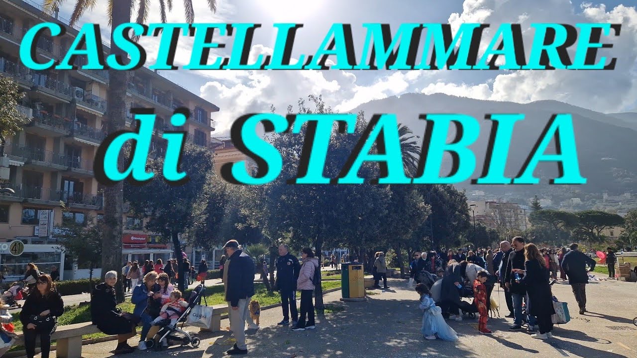 ✨️ Castellammare di Stabia,  Italy 2024 ✨️🇮🇹  [ 4K HDR ]  Walking Tour    #italy   #walkingtour