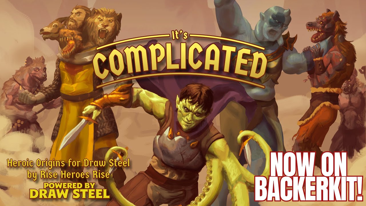История происхождения Draw Steel: сложная и захватывающая! Уже доступно на Backerkit!