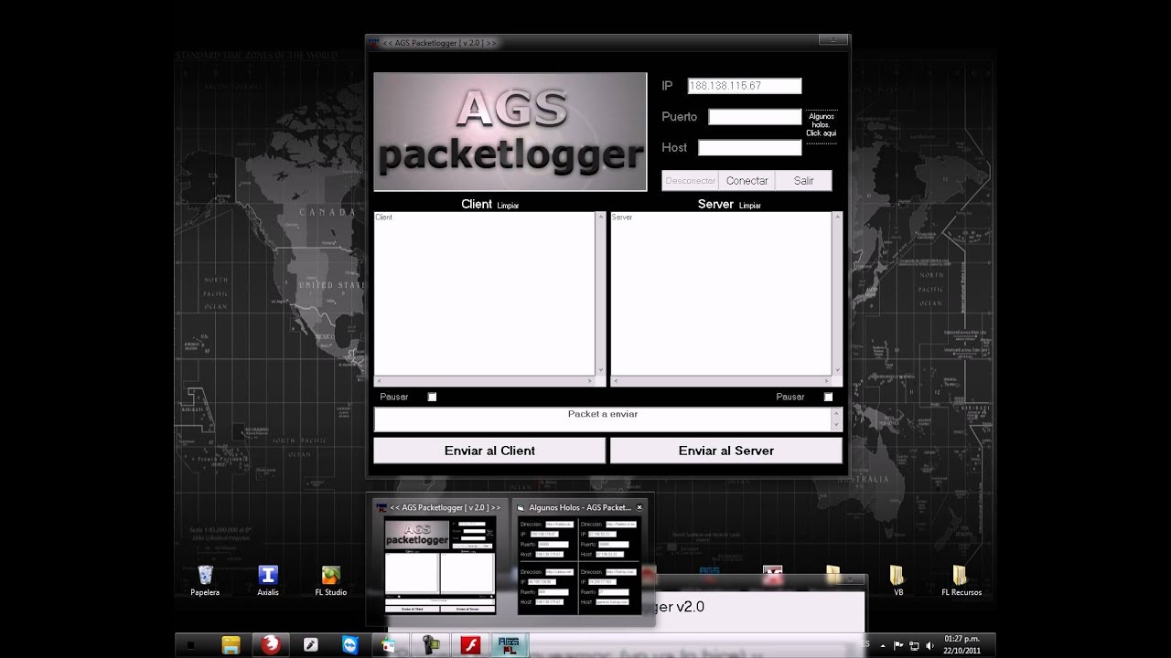 Como conectar AGS Packetlogger v2.0