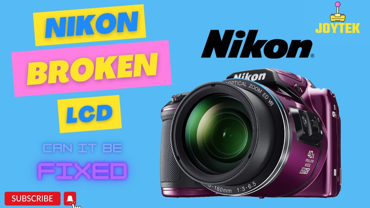 Nikon B500 Broken LCD can it be fixed?
