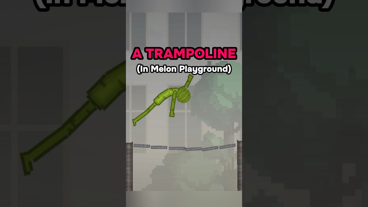 How to make a trampoline in Melon Playground