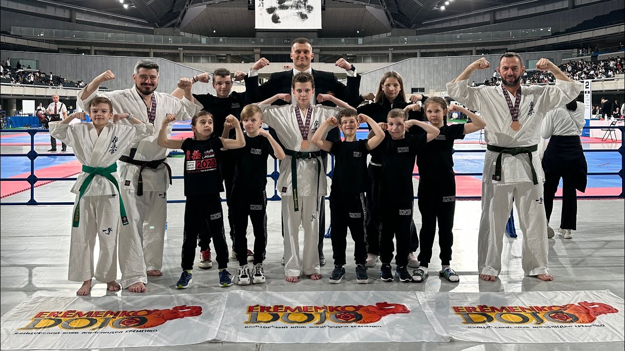 Легендарное выступление Eremenko’Dojo на Чемпионате Мира в Японии и экзамен А. Ерёменко на 4 Дан.