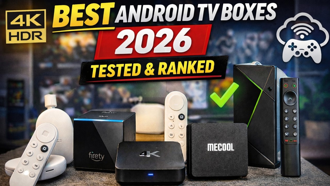 Best Android TV Boxes 2026 – Tested for 4K Streaming, Plex & Gaming