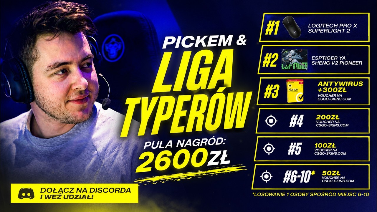 ZROBILEM WLASNY PICK'EM I LIGE TYPEROW NA MAJORA