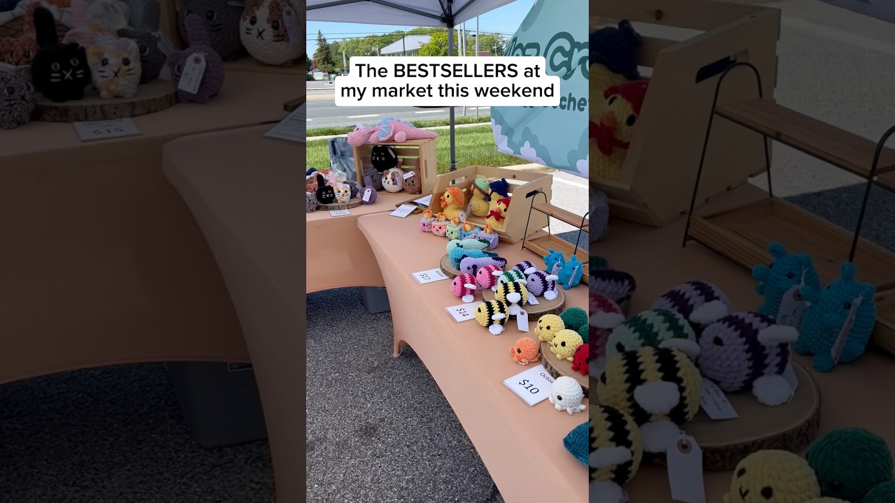 Crochet Market BESTSELLERS 💕 #crochet #amigurumi