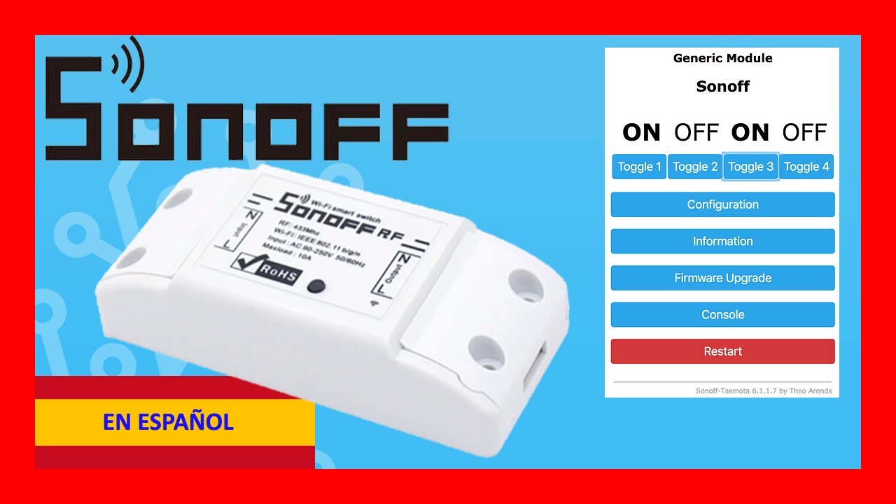 Flashear SonOff tasmota👍 Home Assistant ✅ [METODO NO FALLA 2019]