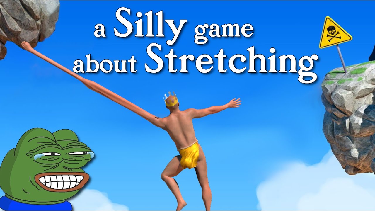 I Became an Elastic Man in a Difficult game about Climbing