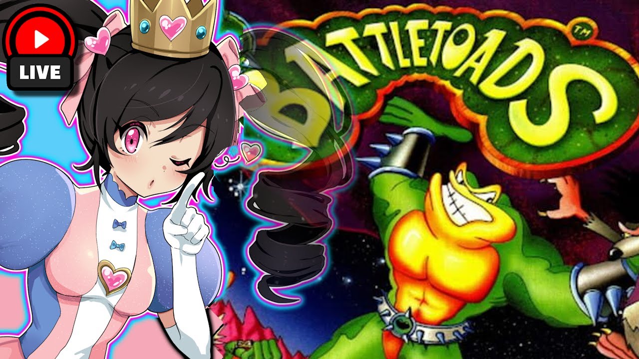 Day 4 - Can I beat RAT RACE??? Battletoads (NES)!? NO WARPS/CHEATS!!! 👑✨🩵🩷🤍