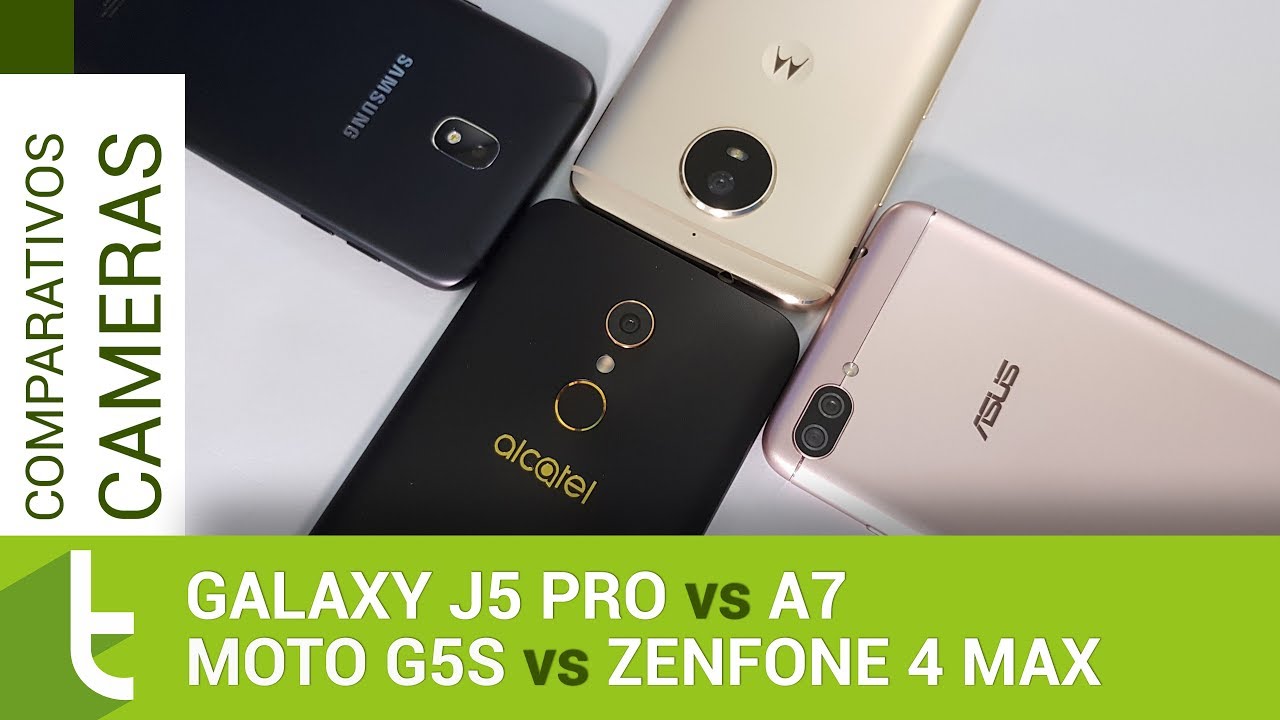 Galaxy J5 Pro, Moto G5S, Zenfone 4 Max e A7 | Comparativo de câmeras TudoCelular.com