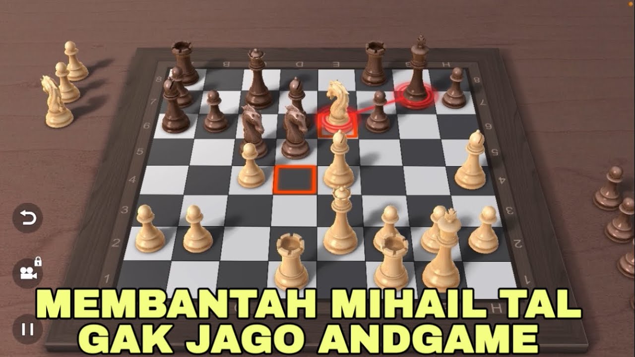 SUPER KETAT ‘MIHAIL TAL’KETEMU LAWAN JAGO TAKTIKAL SAMPAI AKHIR