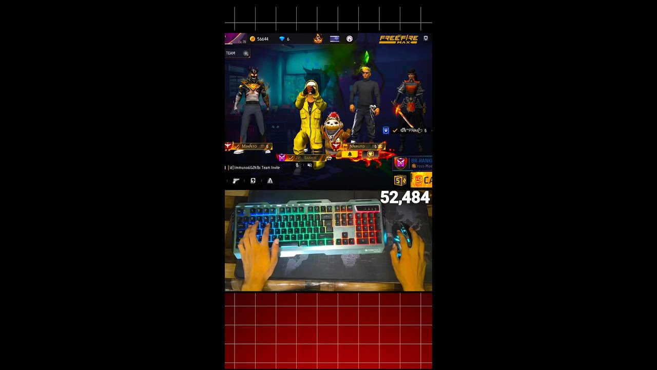 FREE FIRE LIVE JP GAMER #gyangaming #freefire #liveff #shortfeed