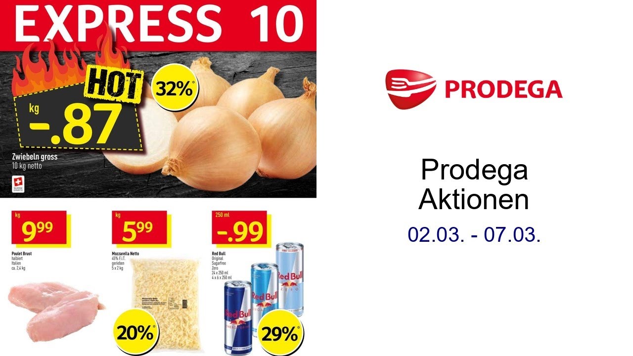Prodega Aktionen 02.03. - 07.03.