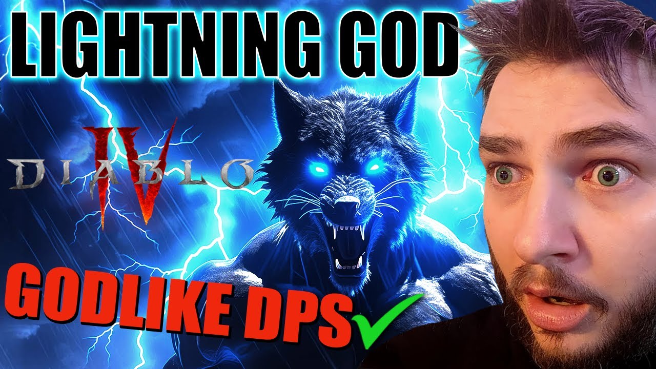 Lightning God (Druid Build) Strongest Werewolf Lightning Storm Guide | Diablo 4 - Season 4