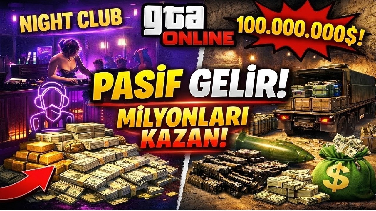 GTA Online PASİF GELİR TAKTİĞİ! Night Club + Bunker ile MİLYONLAR!