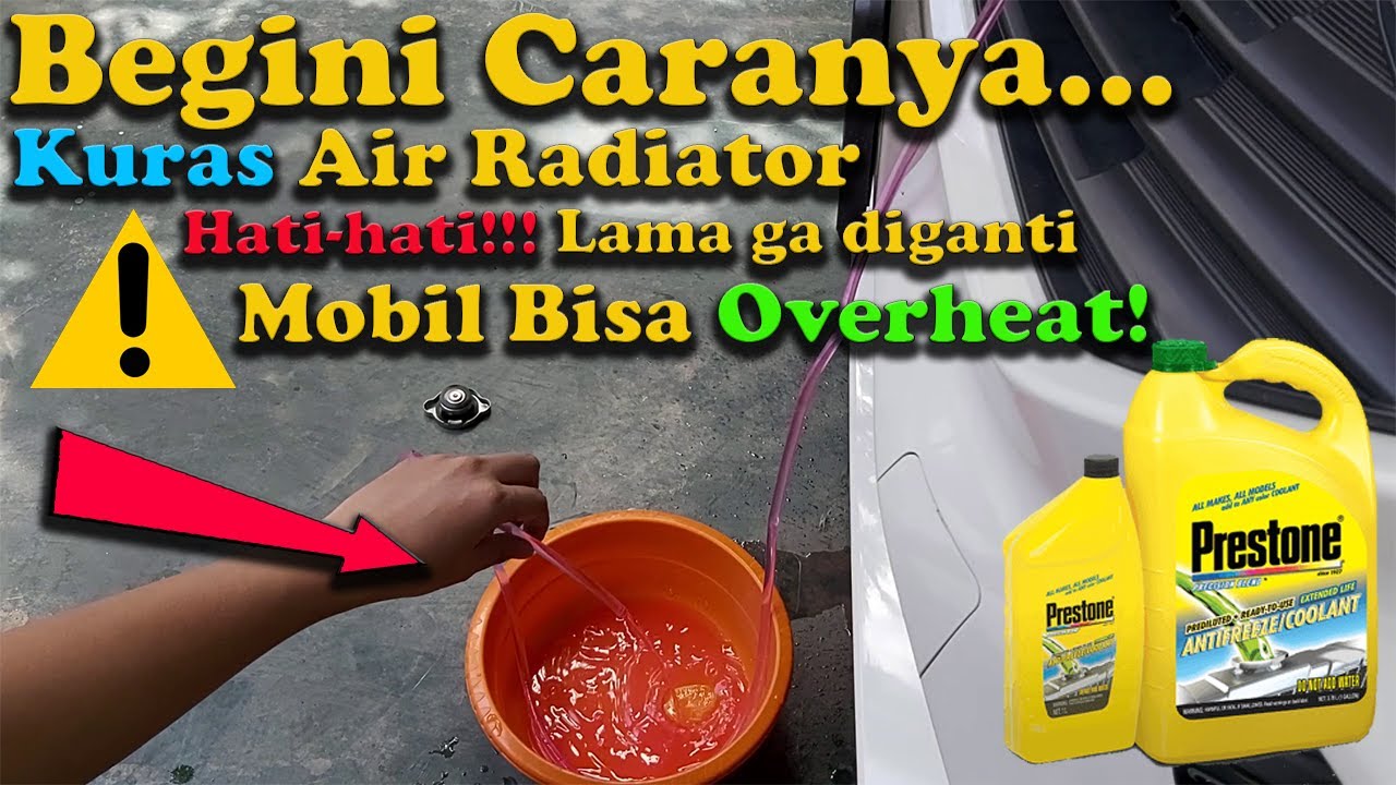 Cara kuras dan ganti air radiator mobil Calya / Sigra 🔥 Sigra 2021 💦