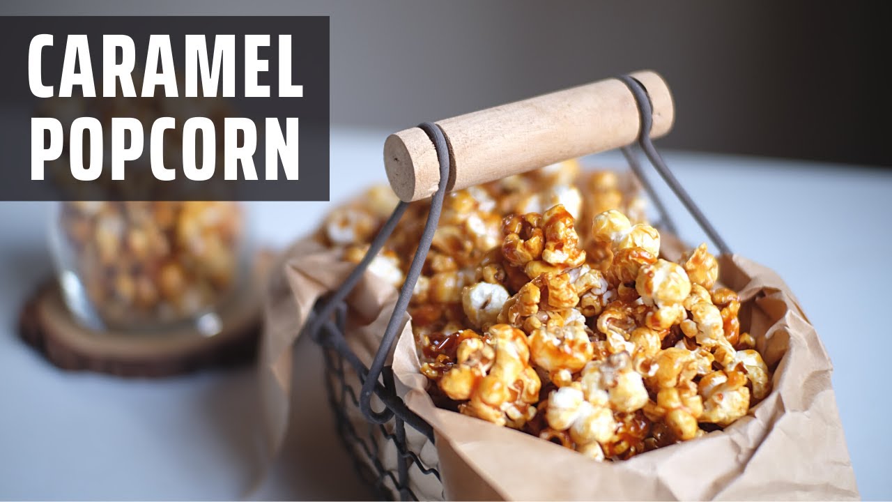 Cách làm Bỏng Caramel (Bắp Rang Bơ Caramel) | How to make Caramel Popcorn | Lilo Kitchen