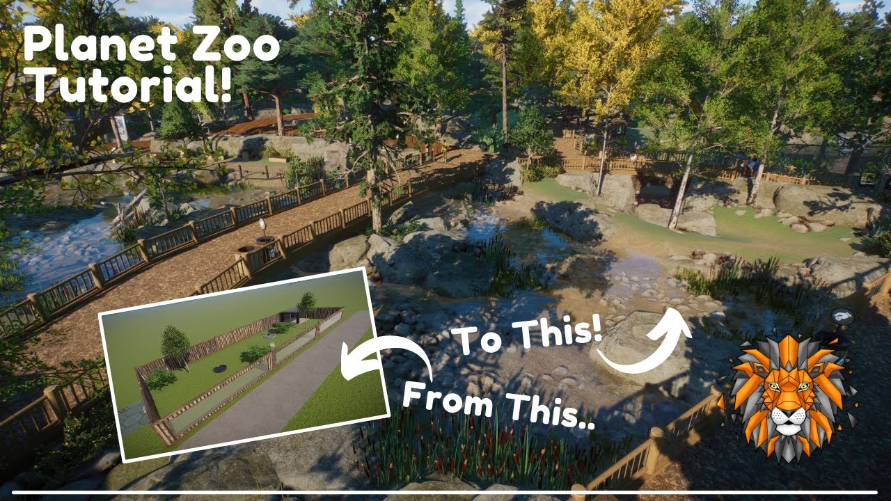 Учебное пособие по естественной среде обитания Planet Zoo! Шаги и идеи!