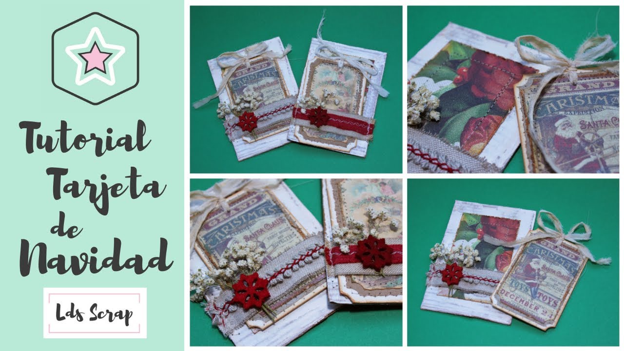 TUTORIAL Tarjeta de Navidad - LDS Scrap