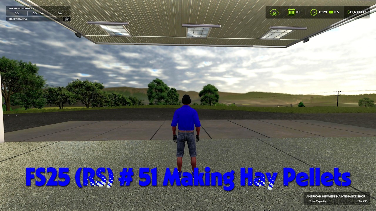 Farming Simulator 25 ( Riverbend Springs ) # 51 Making Hay Pellets 🚜