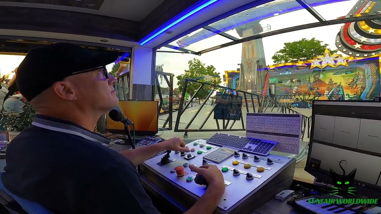 Weber's AIRWOLF - Epic SKY CONTROL Operator POV at Frontleichnamskirmes Oberhausen 2023! 🇩🇪