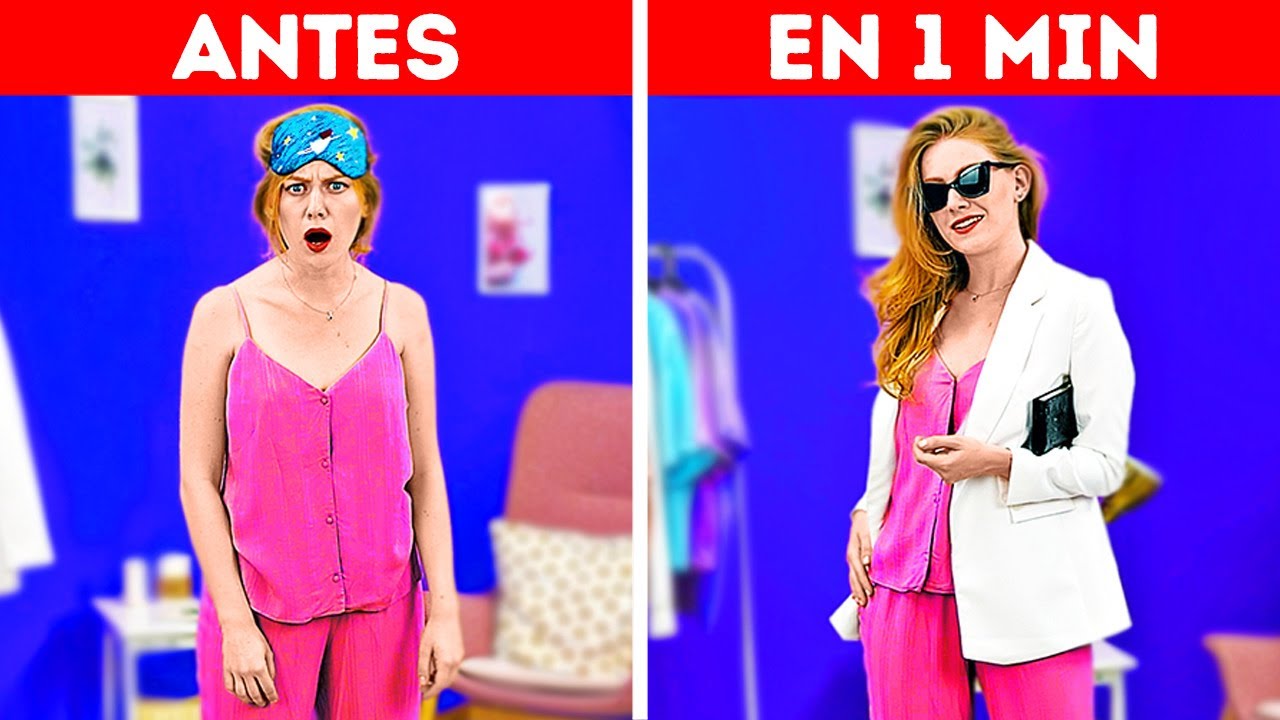 TRUCOS DE ROPA F&Aacute;CILES DE HACER || Consejos brillantes sobre moda para mejorar tu estilo