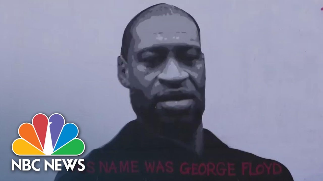 Murals Remembering George Floyd Appear Around The World | NBC News NOW