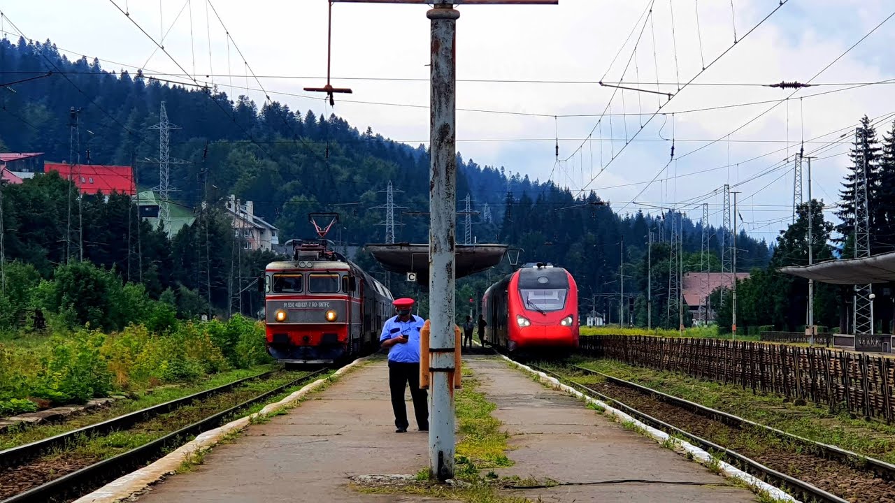 Trenuri în Predeal. Trains in Predeal.