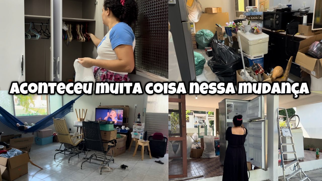 CHEGOU O DIA DA MUDANÇA PARA CASA NOVA, MUITAS TRIBULAÇÕES ,MAS DEUS FOI COM NOS 🙏TENTANDO ORGANIZAR