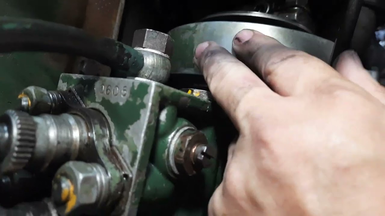 Como colocar no ponto da bomba injetora Bosch Mercedes Benz OM355/6