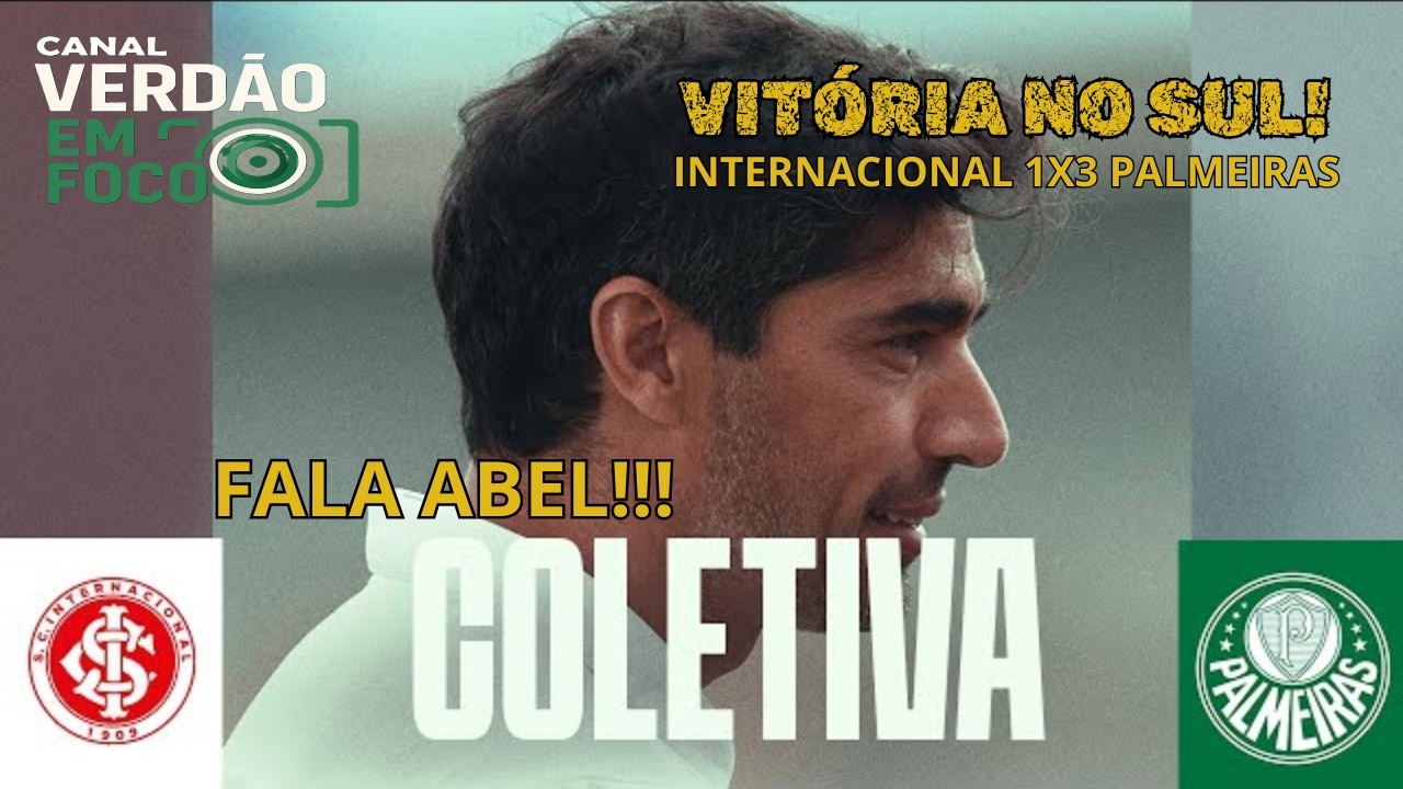 COLETIVA ABEL FERREIRA APÓS VITÓRIA CONTRA O INTER .