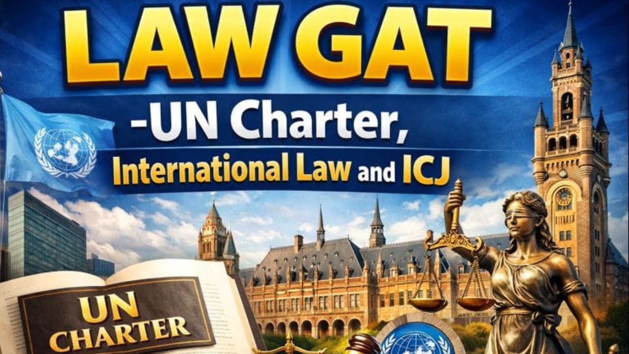 LAW-GAT| UN-Charter-International Law & International Court of Justice